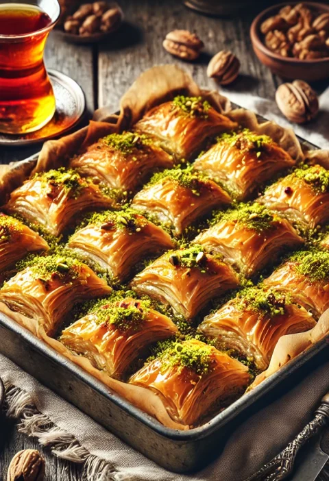 Baklava Recipe -A Flavorful Turkish Desserts