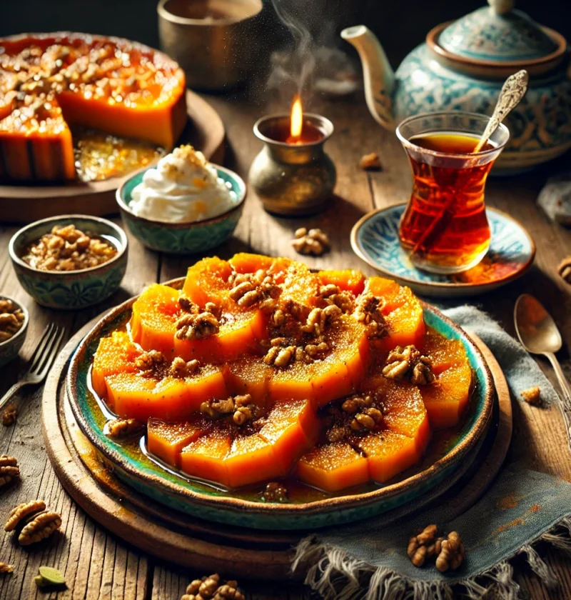 Traditional Turkish Delight: Kabak Tatlısı (Pumpkin Dessert) Recip