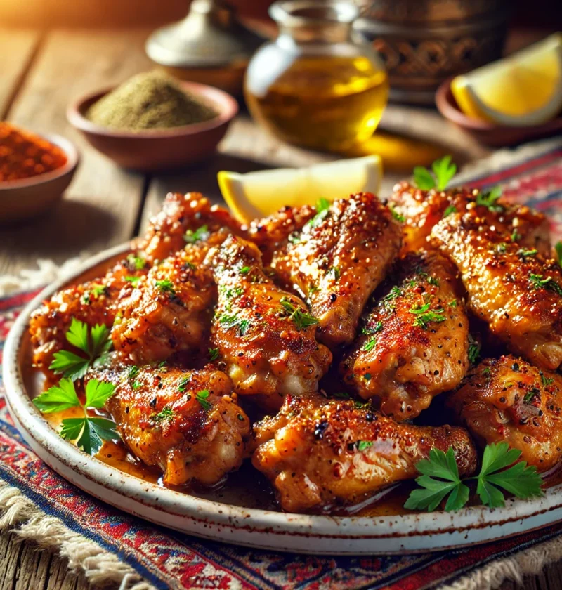 Turkish Chicken Wings Recipe: Cumartesi Gecesi Tavuk Kanatları