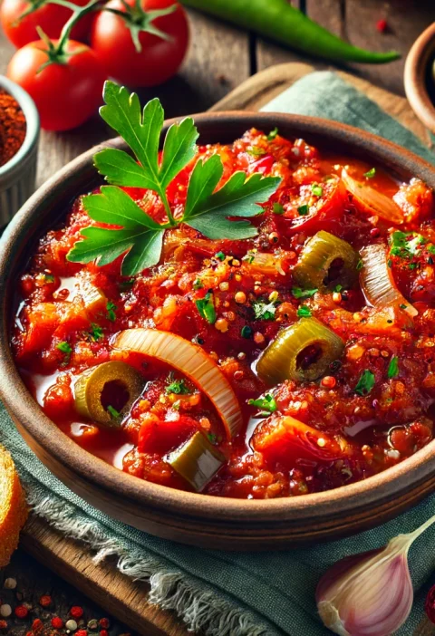 Turkish savory breakfast sauce