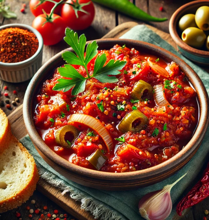 Turkish savory breakfast sauce