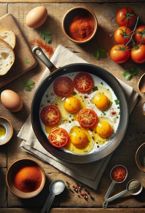 Sizzling Skillet Eggs à la